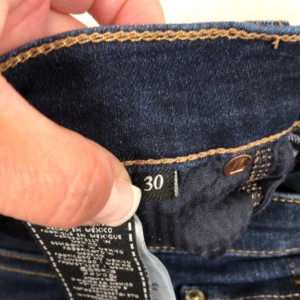 7 For All Mankind Charleston Ankle Splice Jeans - Picture 10 of 13
